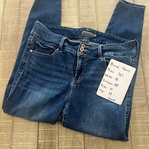 torrid Indigo Skinny Stretch Jeans